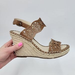 Marc Fisher "Kickal" Espadrille Wedge Sandals